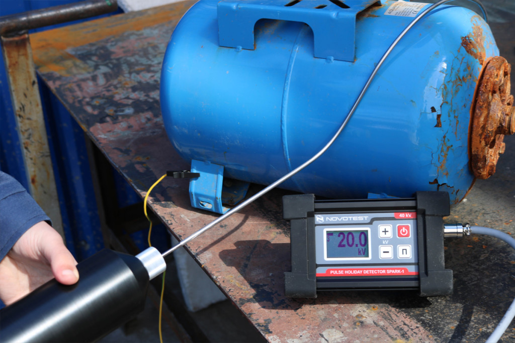 Электрод серповидный для электроискрового дефектоскопа фото