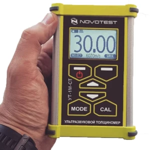 Ультразвуковий товщиномір в металевому корпусі УТ-1М-СТ фото